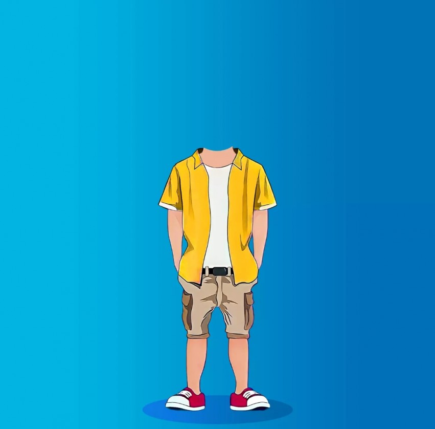 Cartoon Body Background Without Head Images Pic