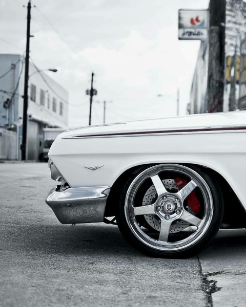 CB Background With White Car