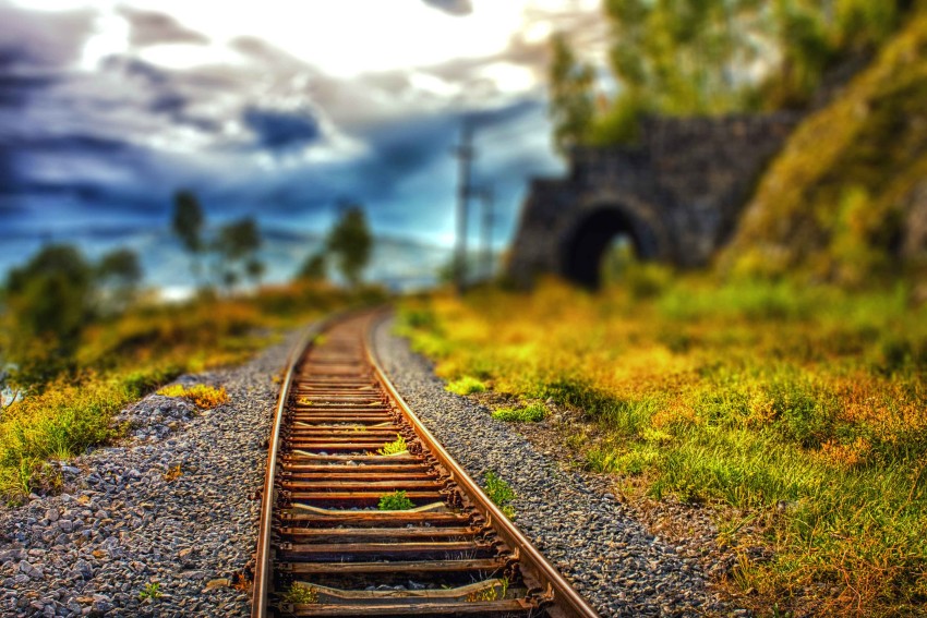 CB Editing Railway Track Background Full HD Download