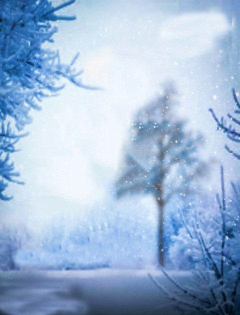 CB Editing Winter Road Background Full HD Download