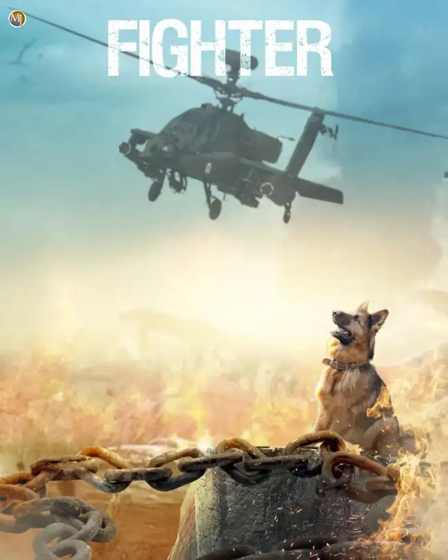 CB Fighter Dog Poster Edit Background HD Download