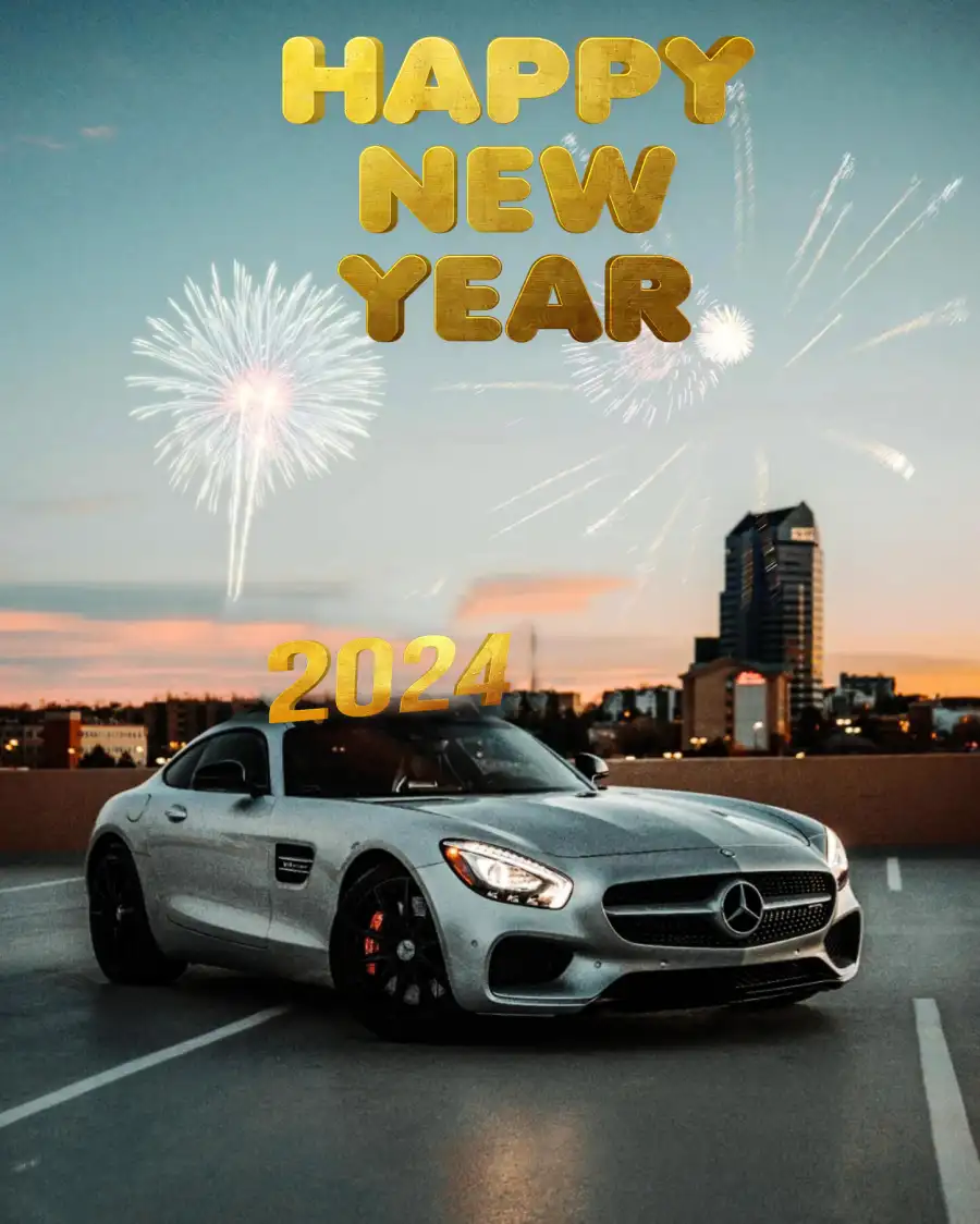 CB Happy New Year 2024 Car On A Road With Fireworks In The Sky   Cb Happy New Year 2024 Car On A Road With Fireworks In The Sky Background Jvtieg9brx.webp