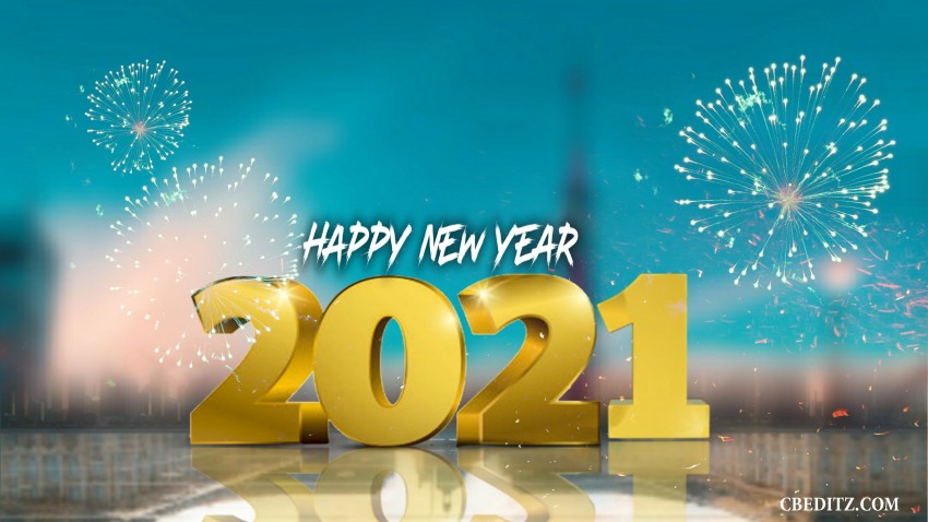 Photoshop Happy New Year Editing Background 2021