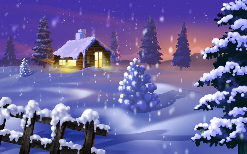 🔥 Christmas Snowfall HD Backgrounds Wallpapers Images Photos | CBEditz