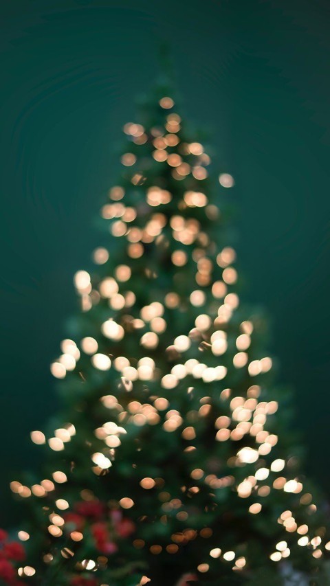 Christmas Tree Phone Wallpaper Background HD Download