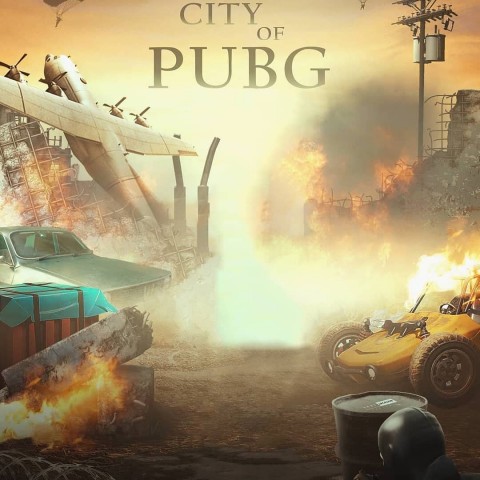 City Of PUBG PicsArt CB Editing HD Background