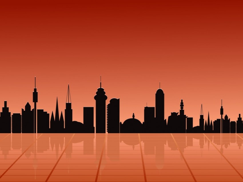 City PowerPoint PPT Background  Download