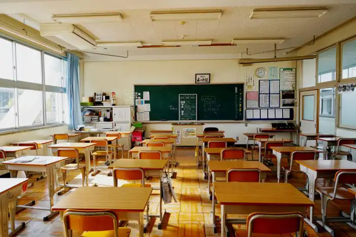 🔥 Classroom With Desks And Chairs Chalkboard Background HD Images | CBEditz