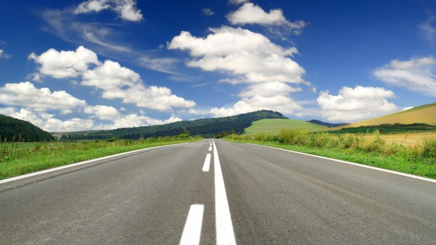 Cloud Sky Empty Road Background HD Background Free