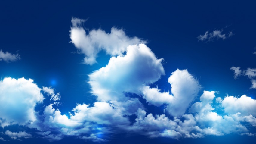 Cloud With Blue Sky Background Full HD Download