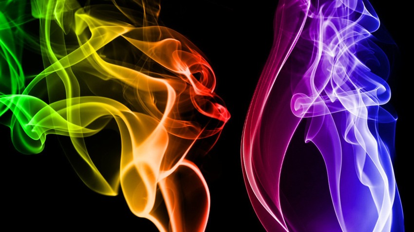 Colorful Smoke Background Wallpaper Full HD Free Download