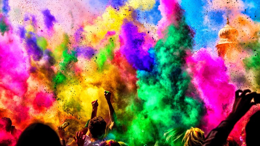 Colour  Holi Editing Background Full HD Download
