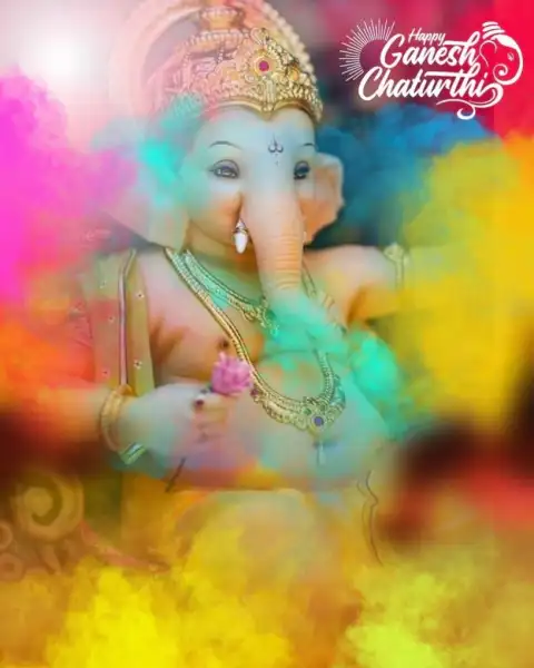 Cute Bappa Ganpati Photo Editing Background HD Images