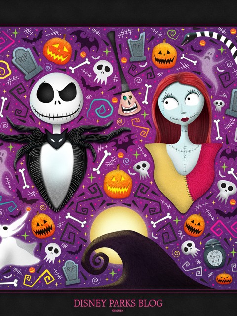 Disney Halloween Phone Mobile Wallpaper HD