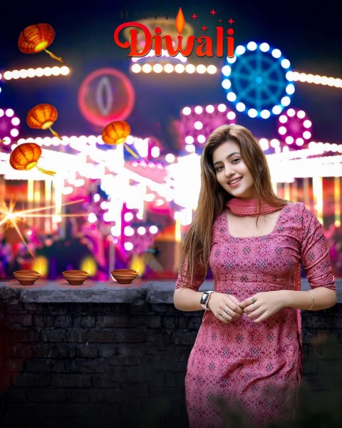 Diwali Editing With Girl Manipulation Picsart CB Background