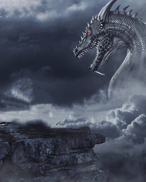 Dragon Movie Poster Editing Background