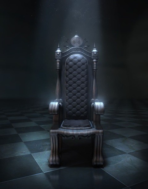 3d King's Throne, Royal Chair On White Background 3d Illustration Stock  Photo, Picture and Royalty Free Image. Image 111866230.