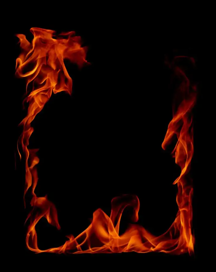 Fire Frame Background HD Images Download