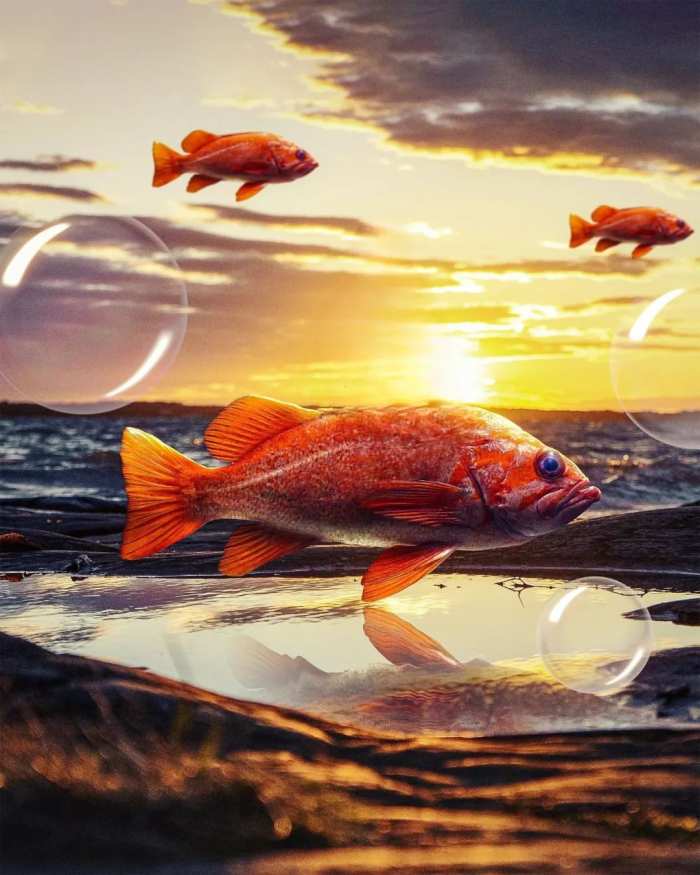 Fish CB Background For Photo Editing Download