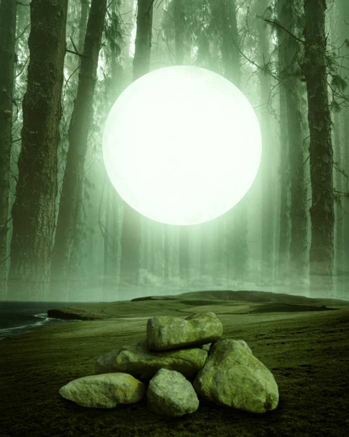 Forest Moon CB Background For Photo Editing Download