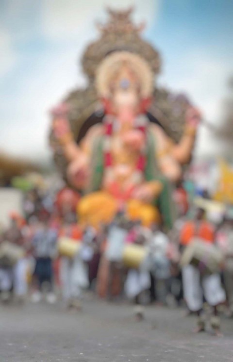 Ganesh Chaturthi Blur Editing Background