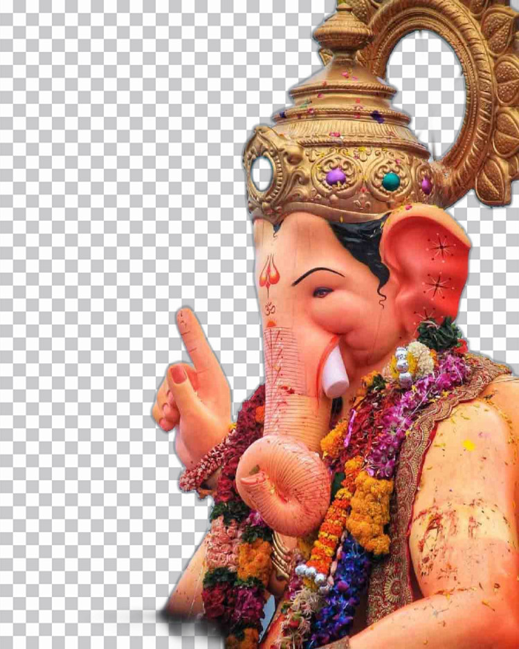 Close up shot of Hindu God Ganesha Chaturthi idol in a sitting position,  Lord Ganesh. Stock Photo | Adobe Stock