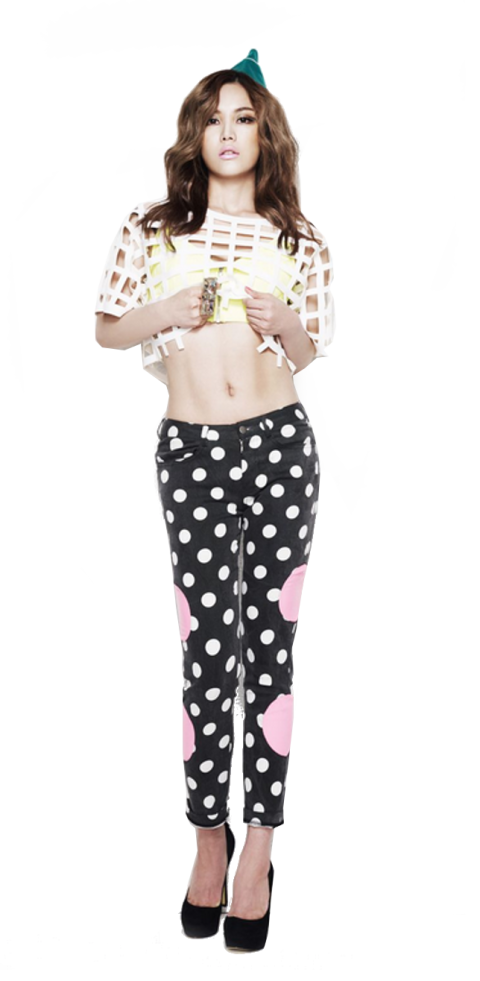 Girl Full Body Standing PNG HD Background