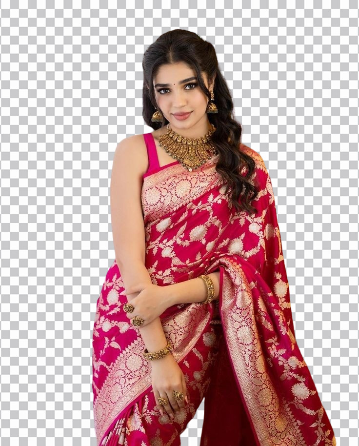 🔥 Girl In Heavy Saree PNG Images Download | CBEditz