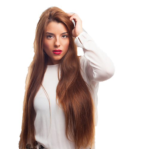 Girl With Long Hair Transparent Background PNG