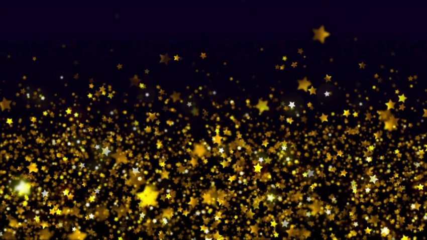 Glitter Black And Gold PowerPoint Background