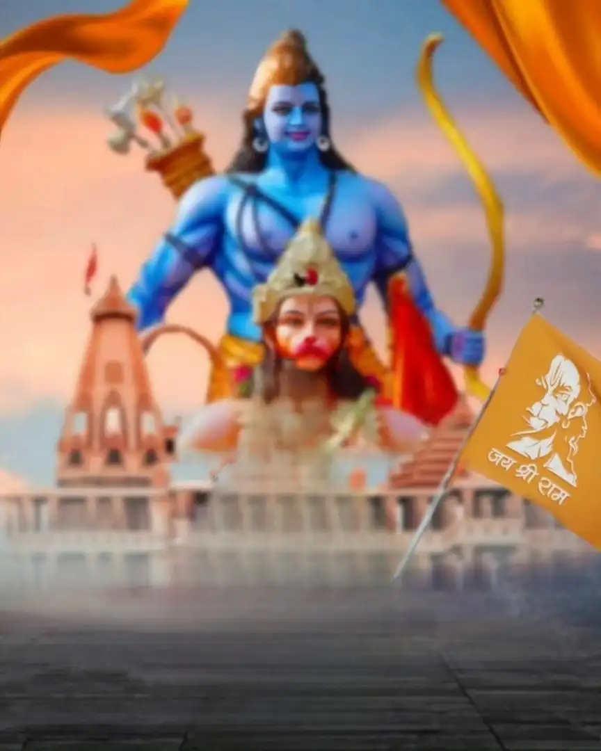 Thumbail Of Ram Mandir Banner Editing Background