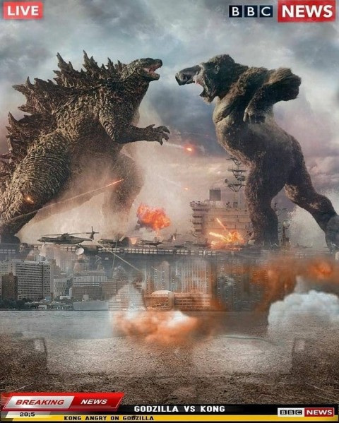 Godzilla Vs Kong Photo Editing Background HD Download