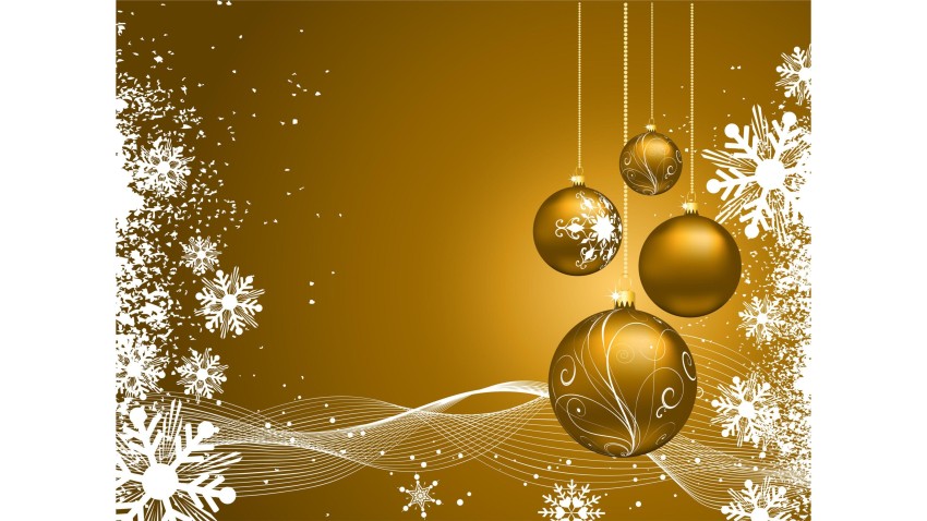 merry christmas background gold