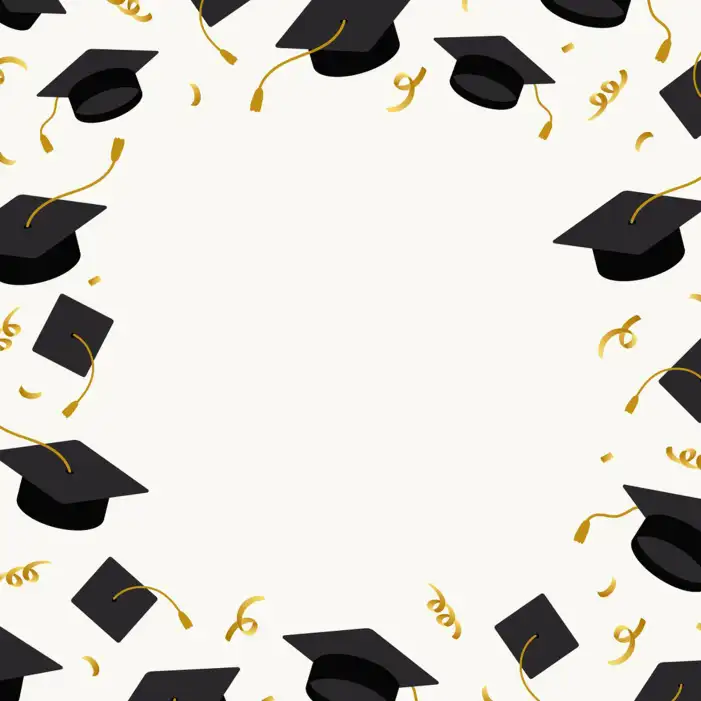 🔥 Graduation Cap And Diploma With Confetti Background HD Images | CBEditz