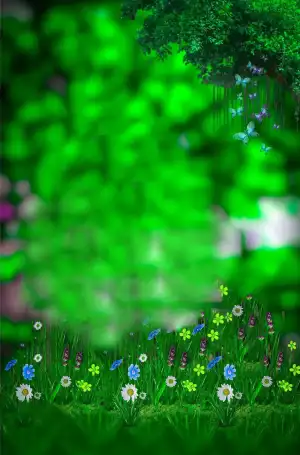 Green Nature Blur Snapseed Background HD Download