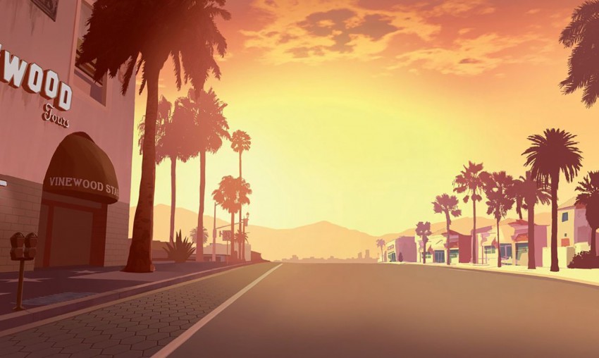 GTA Game Cartoon Toon App Full HD Background