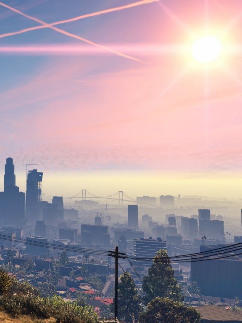 GTA Sunset City HD Background Images Download