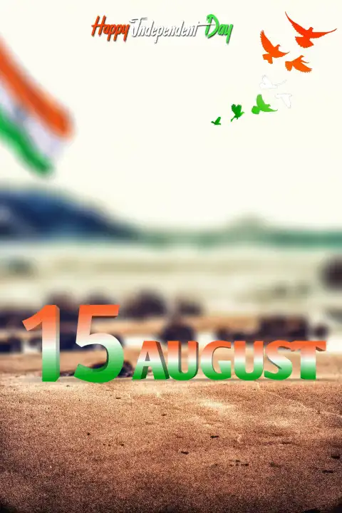 Happy 15 August CB Photoshop Editing Background Full HD