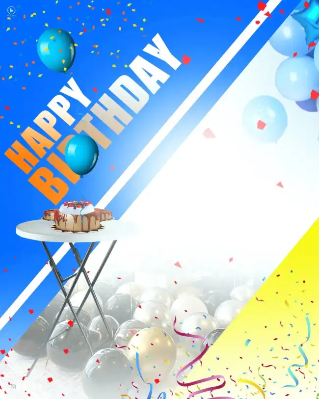 Happy Birthday Picsart Background HD Download