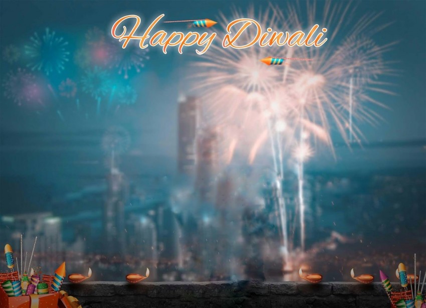 Happy Diwali CB PicsArt Editing Background  Full HD