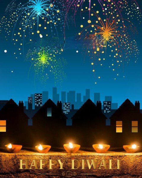 Happy Diwali Diya CB PicsArt Photo Editing Background