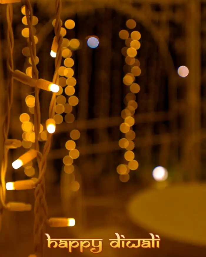 Happy Diwali Yellow Light CB HD Background