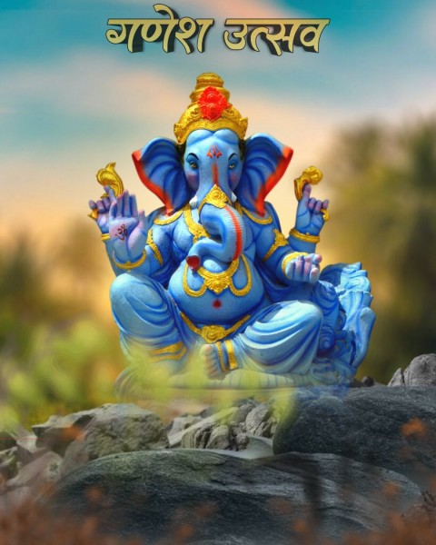 hAPPY Ganesh Chaturthi CB PicsArt Editing Background