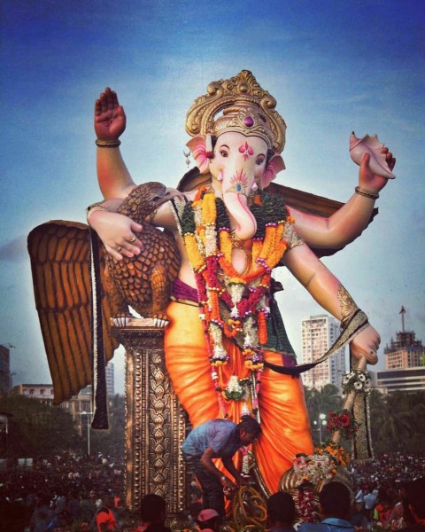 Happy Ganesh Chaturthi Picsart CB Editing Background