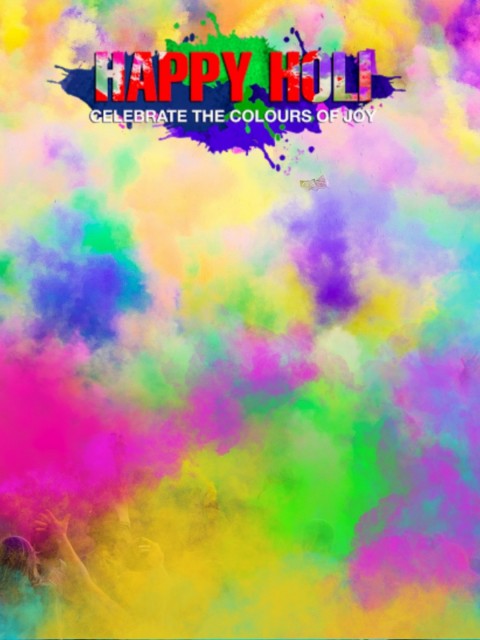 Happy Holi Editing Background Download