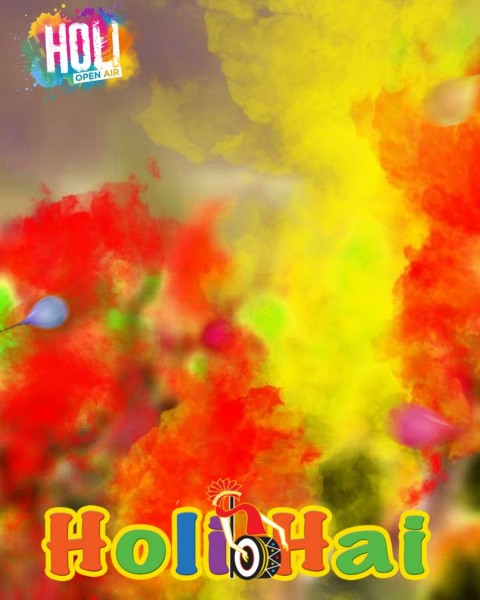 Happy Holi Editing Background For Photoshop