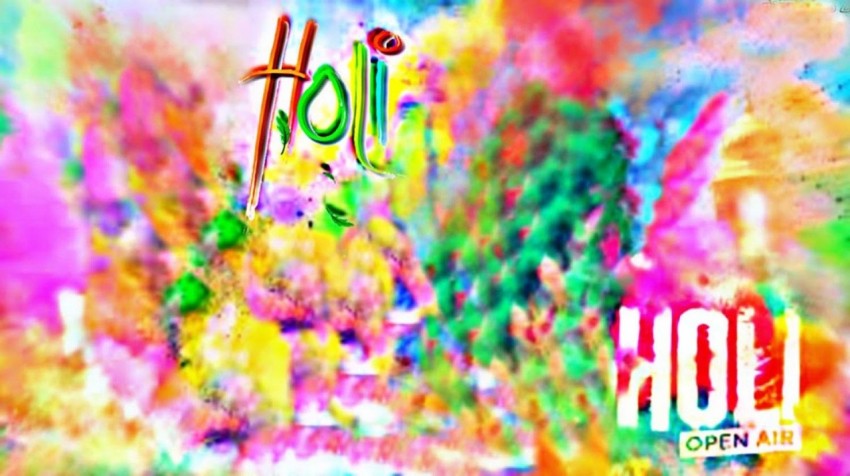 Happy Holi Photo Editing Background Download