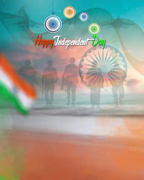 🔥 Happy Independence Day 15 August Ashoka Chakra Cb Editing Background