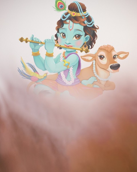 Happy Krishna Janmashtami CB Editing Background