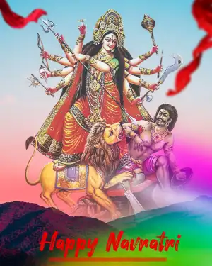 Happy Navratri Background HD For Snapseed